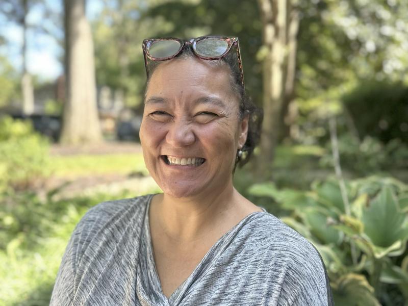 Elaine Reed smiles