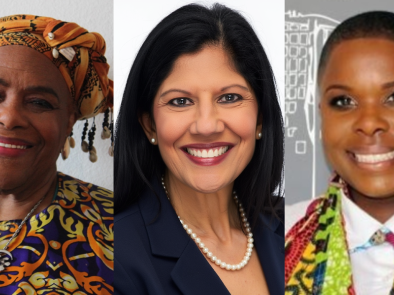 Three Headshots: Carol Bebelle, Kathy Levy-Oqueli, and Nubian Sun