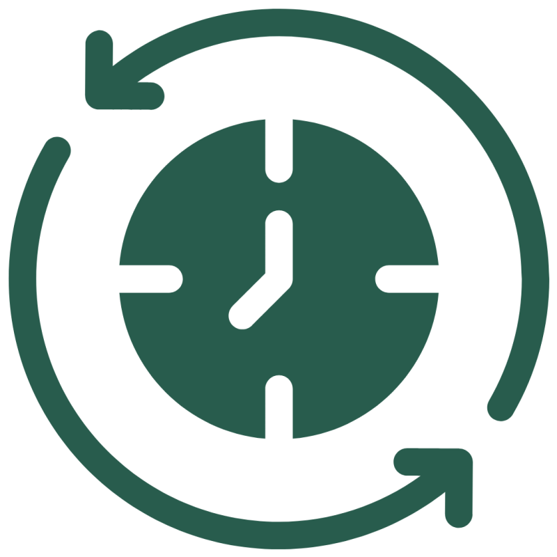Icon of a clock.
