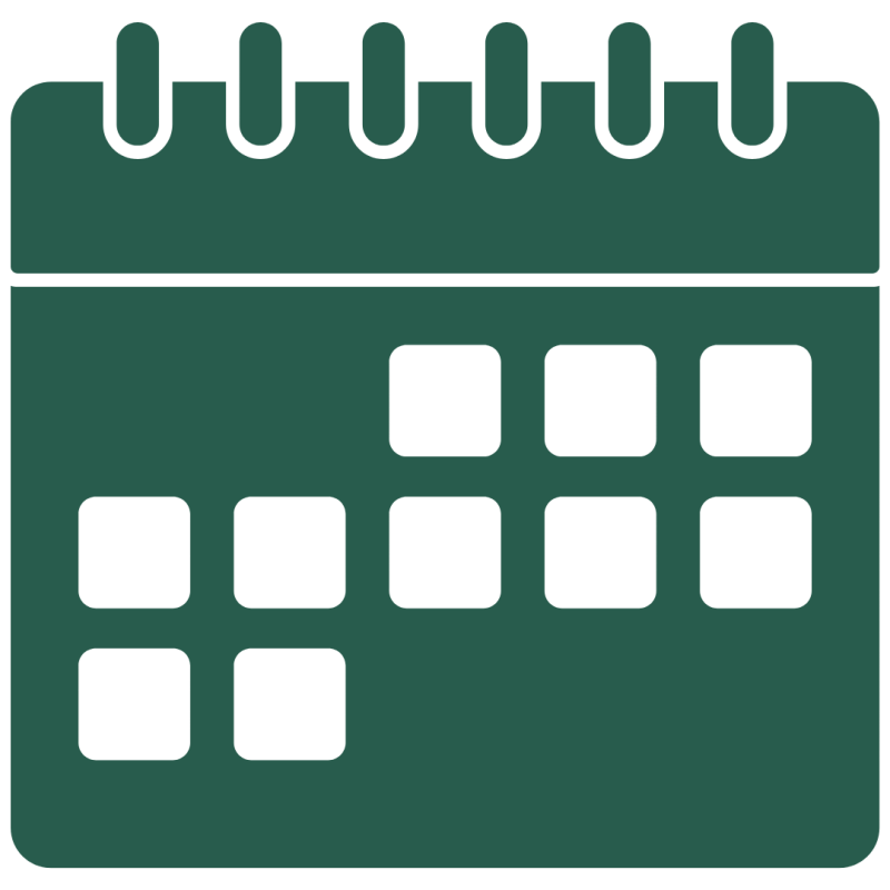 Icon of a calendar.