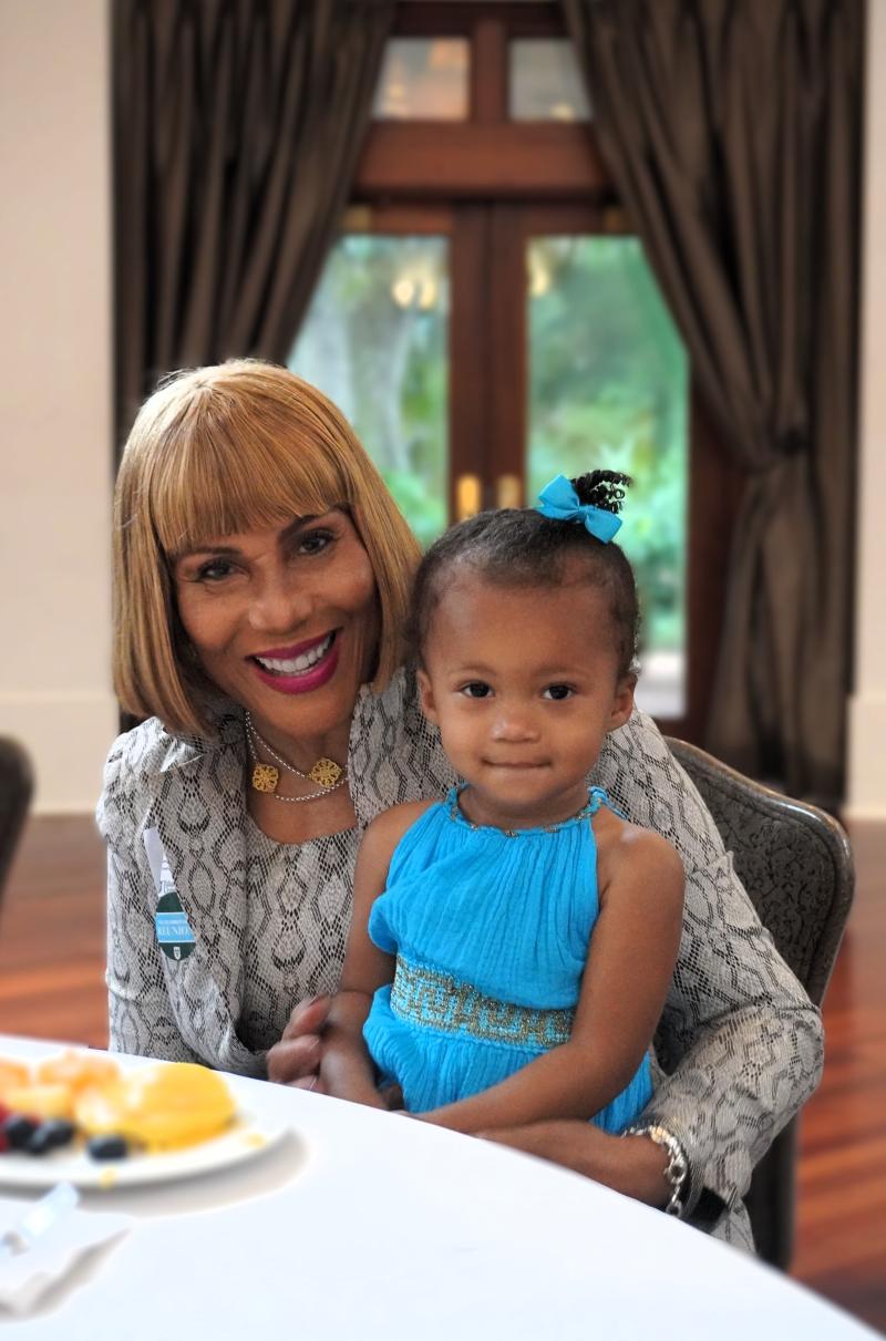 Dottie Reese and her granddaughter