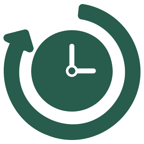 An icon of a clock.