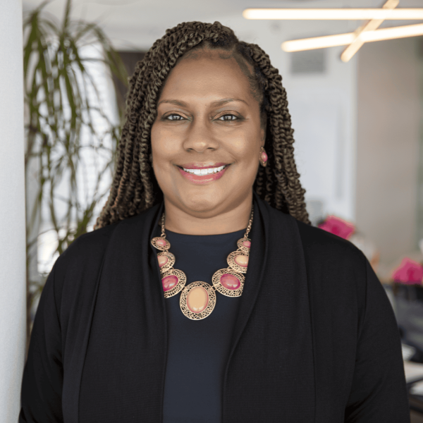 Mylischa Smith-Lewis smiles.