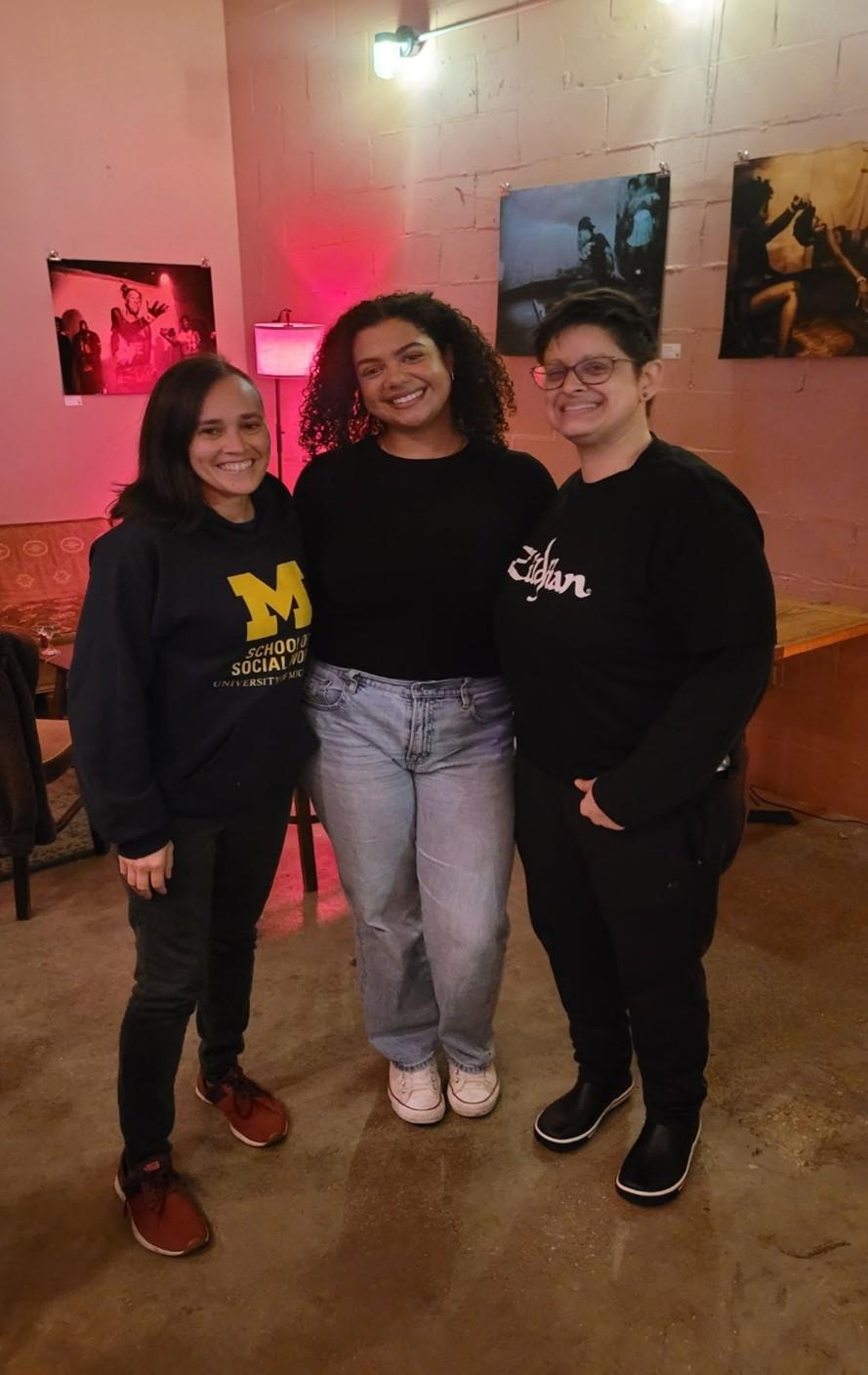 Photo of Breyana Robinson and friends.