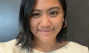 Ashley Tecson smiles.